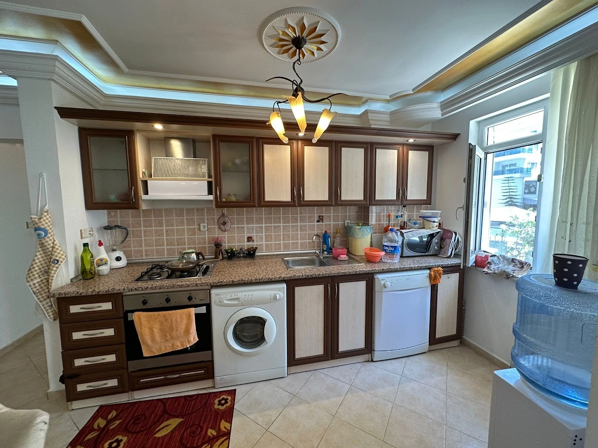 अलान्या, तुर्की में लिफ्ट वाला 2+1 अपार्टमेंट