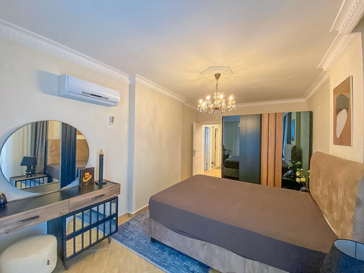 Alanya में वीडियो निगरानी के साथ 2+1 अपार्टमेंट