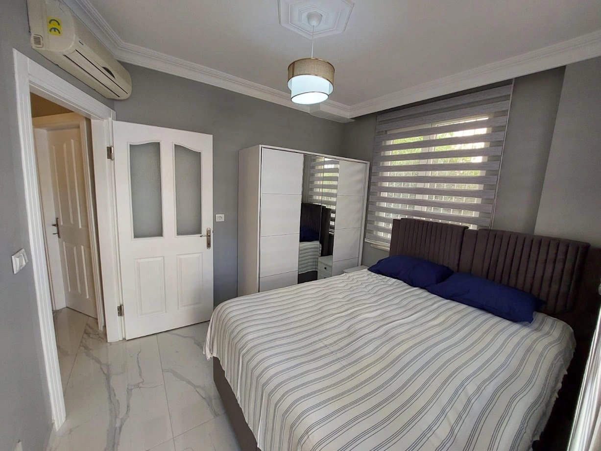 अलान्या, तुर्की में मुफ्त पार्किंग वाला 2+1 अपार्टमेंट