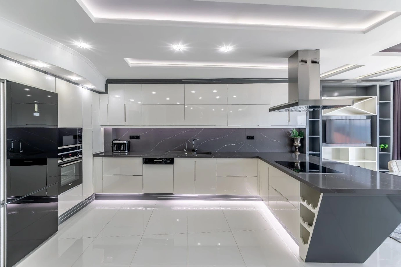 شقة مكونة من 3 غرف نوم بإطلالة على البحر في ألانيا، تركيا