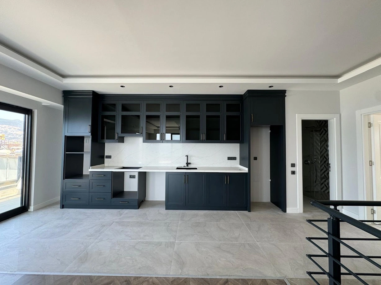 Penthouse 3+1 with panoramic view in Alanya, Turkey