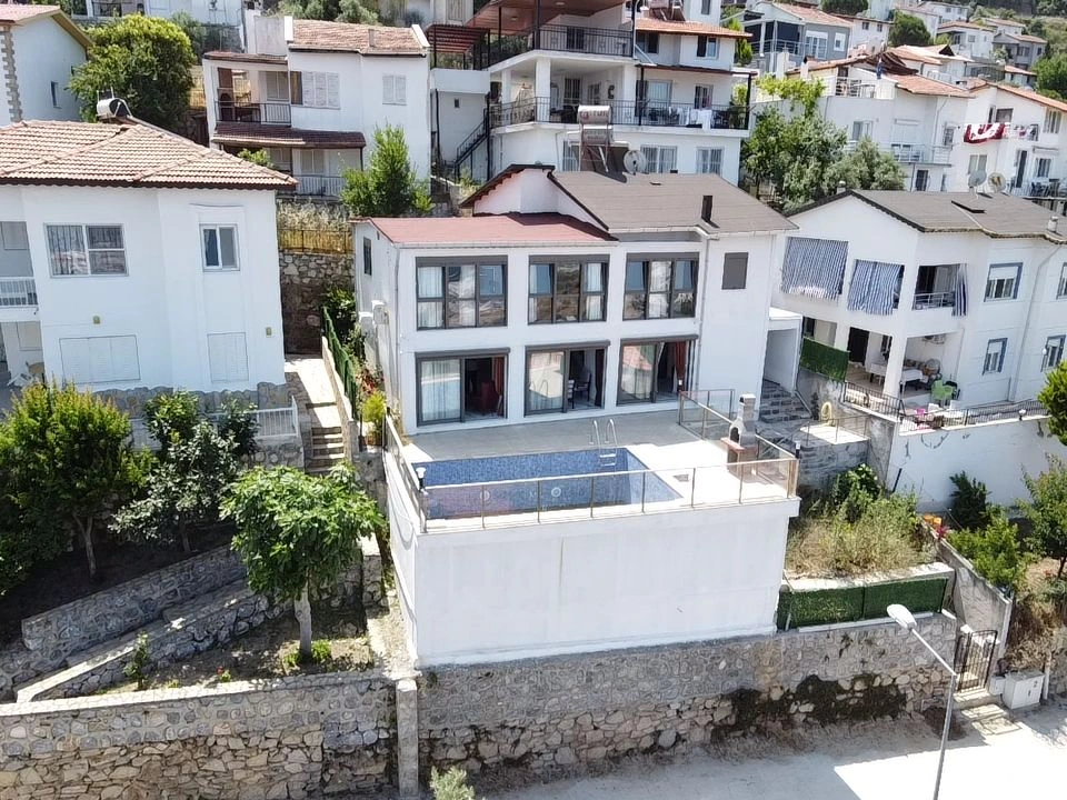 فيلا 3 غرف نوم بإطلالة على البحر في ألانيا، تركيا