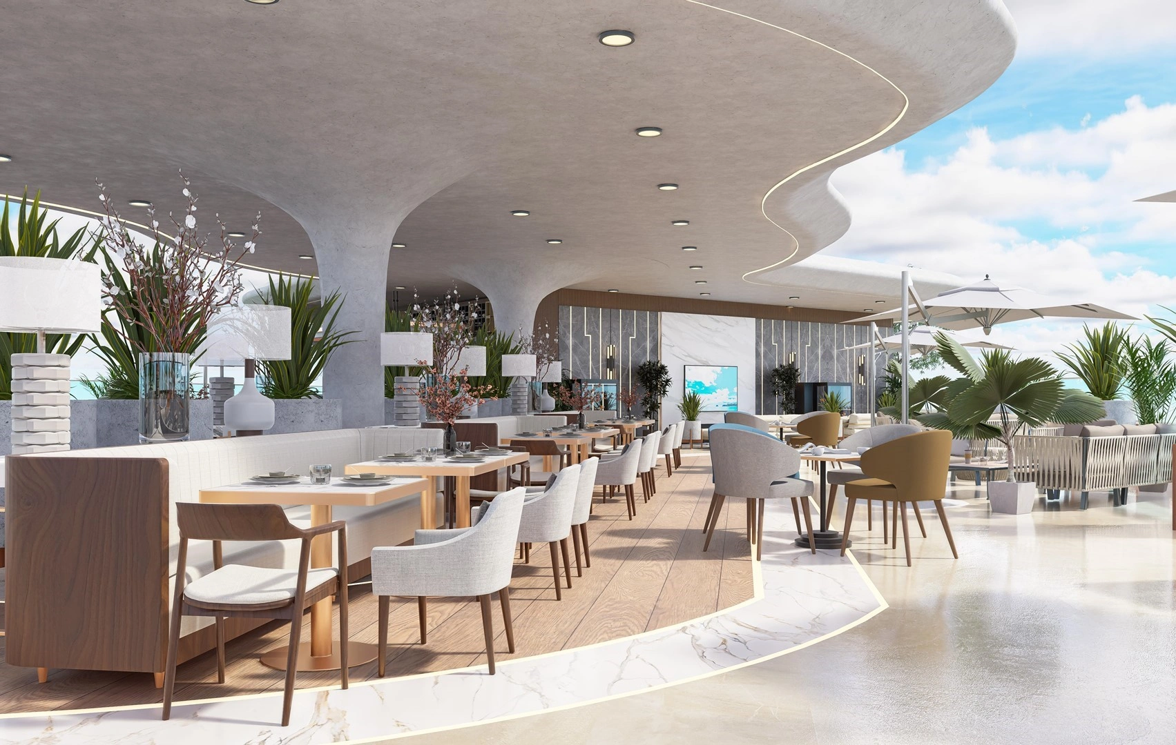 जांज़ीबार, तंज़ानिया में प्रकाशमान अपार्टमेंट