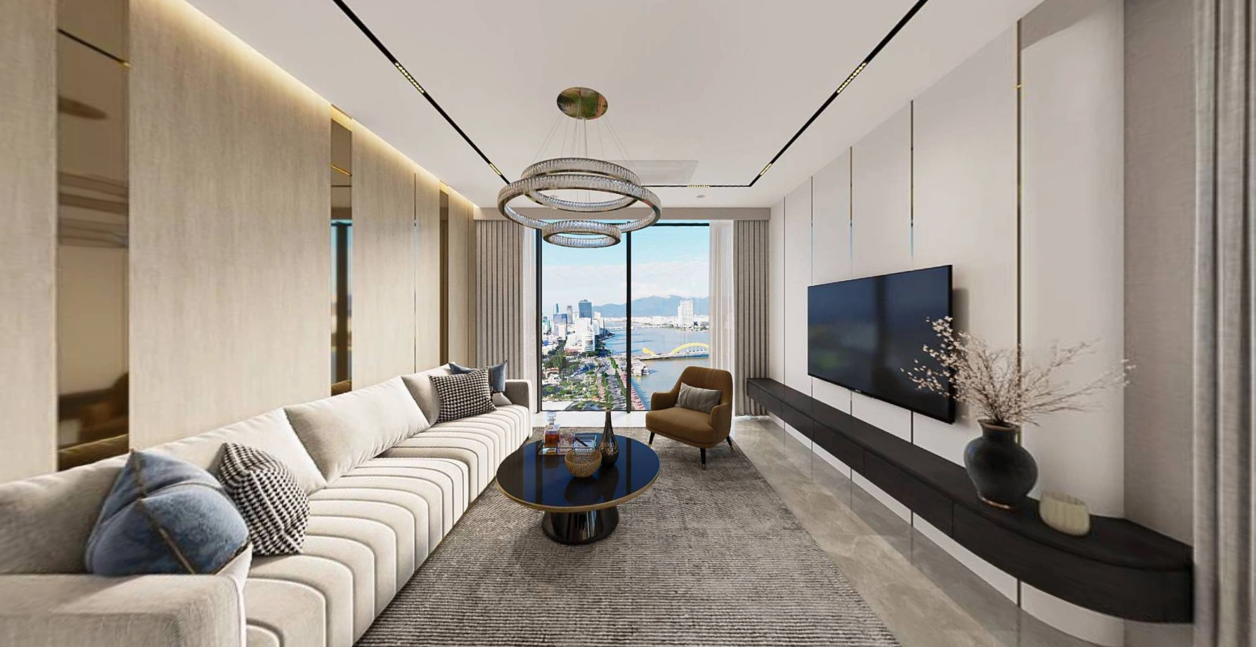 Da Nang के आधुनिक आवासीय परिसर में लक्जरी स्टूडियो