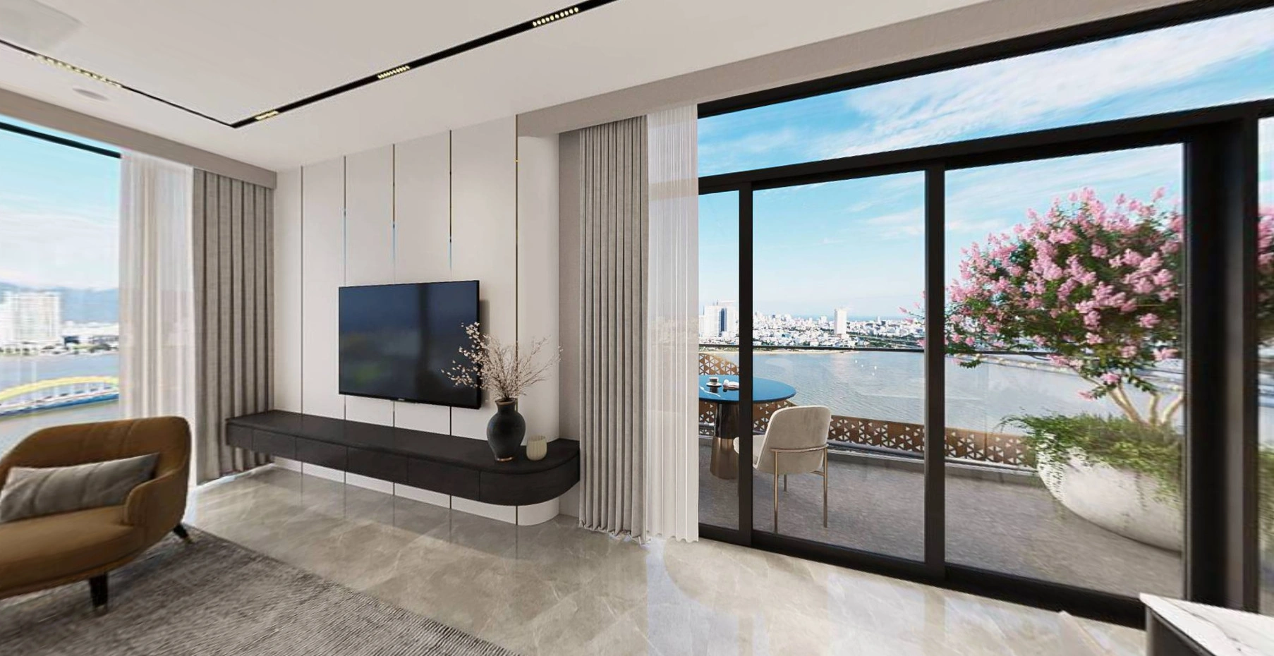 Da Nang के आधुनिक आवासीय परिसर में लक्जरी स्टूडियो