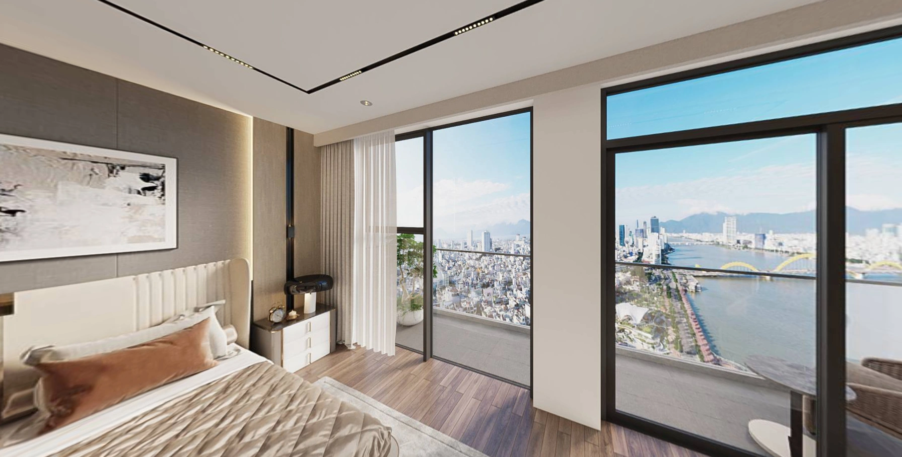 Da Nang के आधुनिक आवासीय परिसर में लक्जरी स्टूडियो