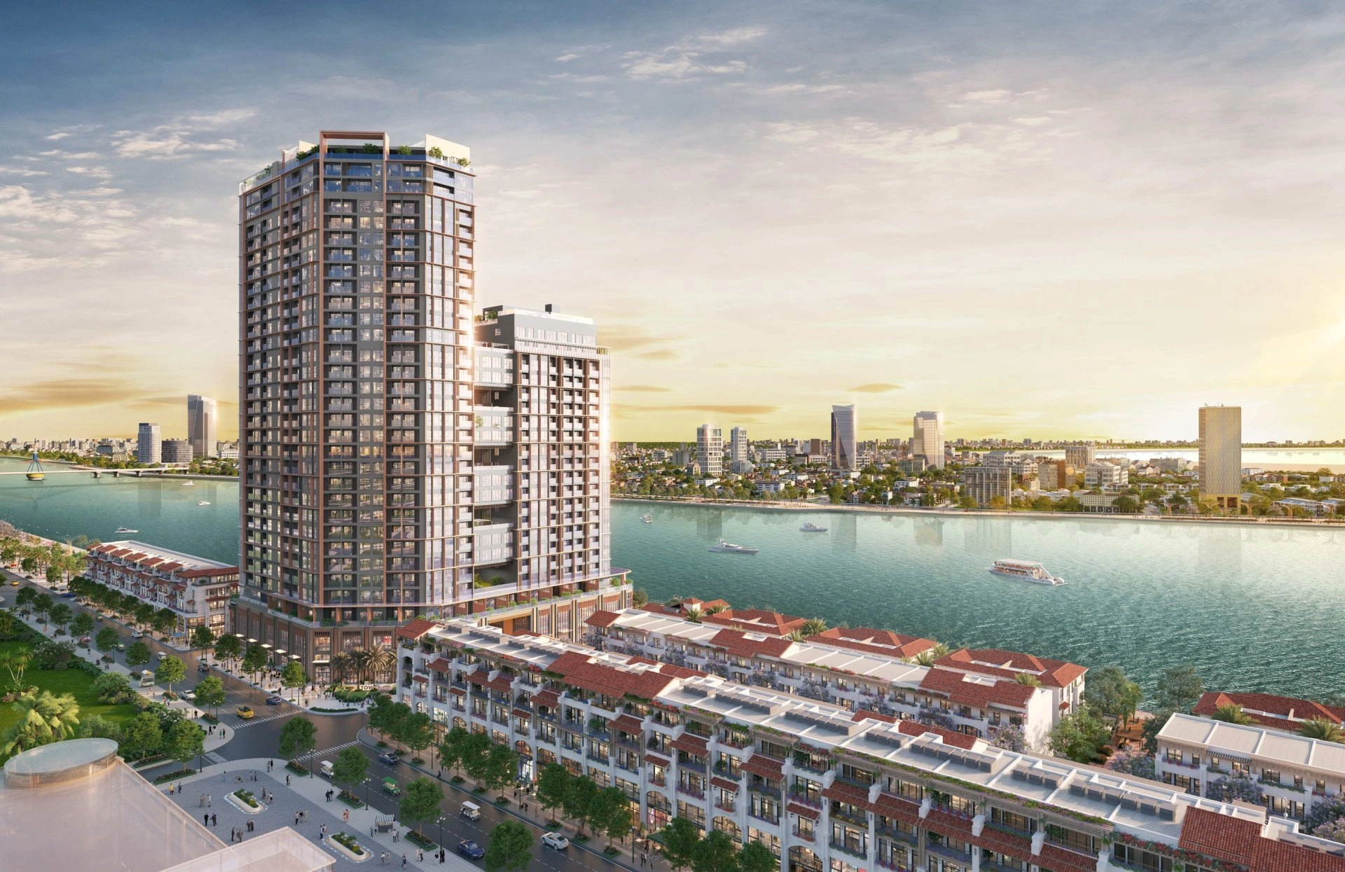 दा नांग के केंद्र में 83 m² अपार्टमेंट