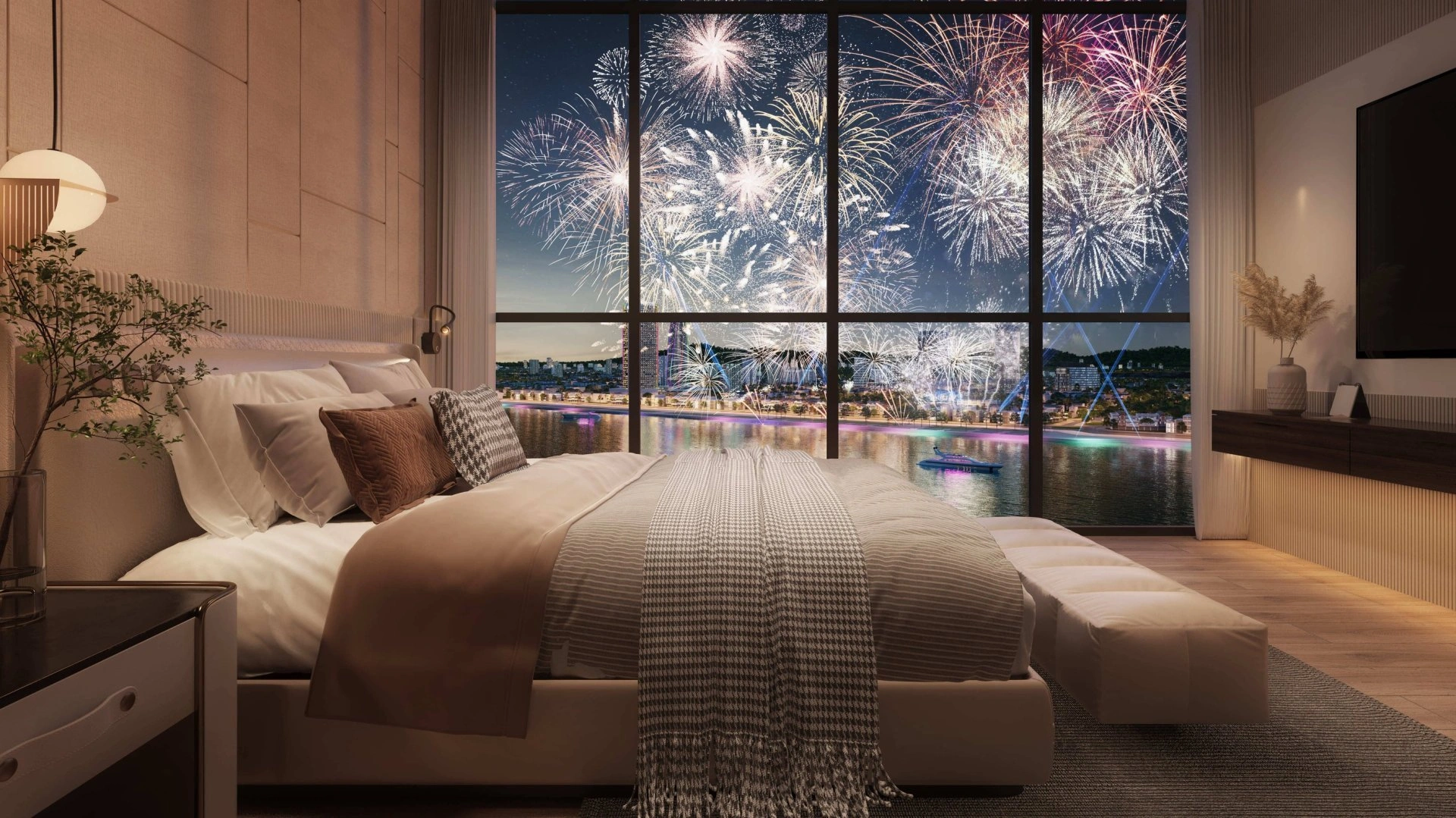 दा नांग के केंद्र में 83 m² अपार्टमेंट