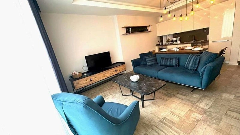 मर्मारिस, तुर्की में 55 मी² का सुसज्जित समुद्र किनारे अपार्टमेंट