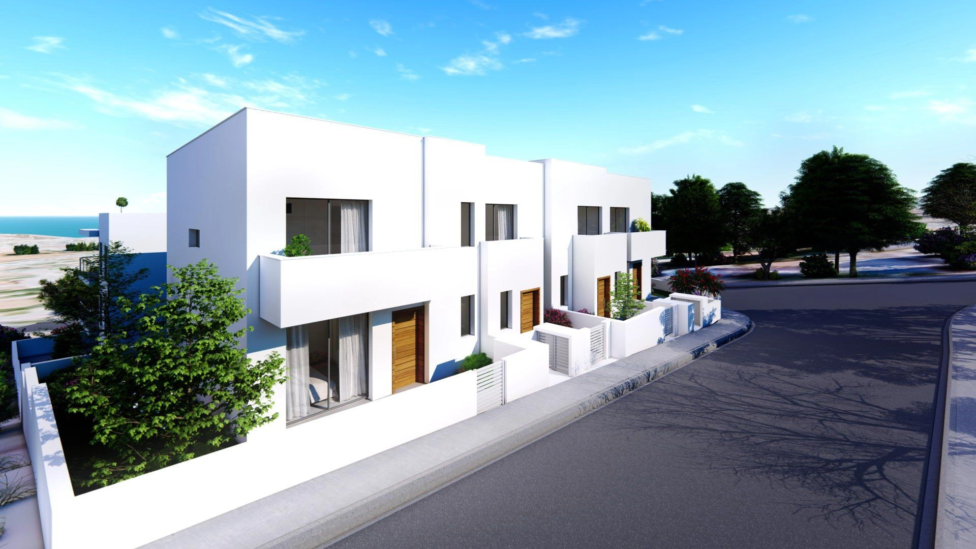 European style complex in Paphos area of Cyprus