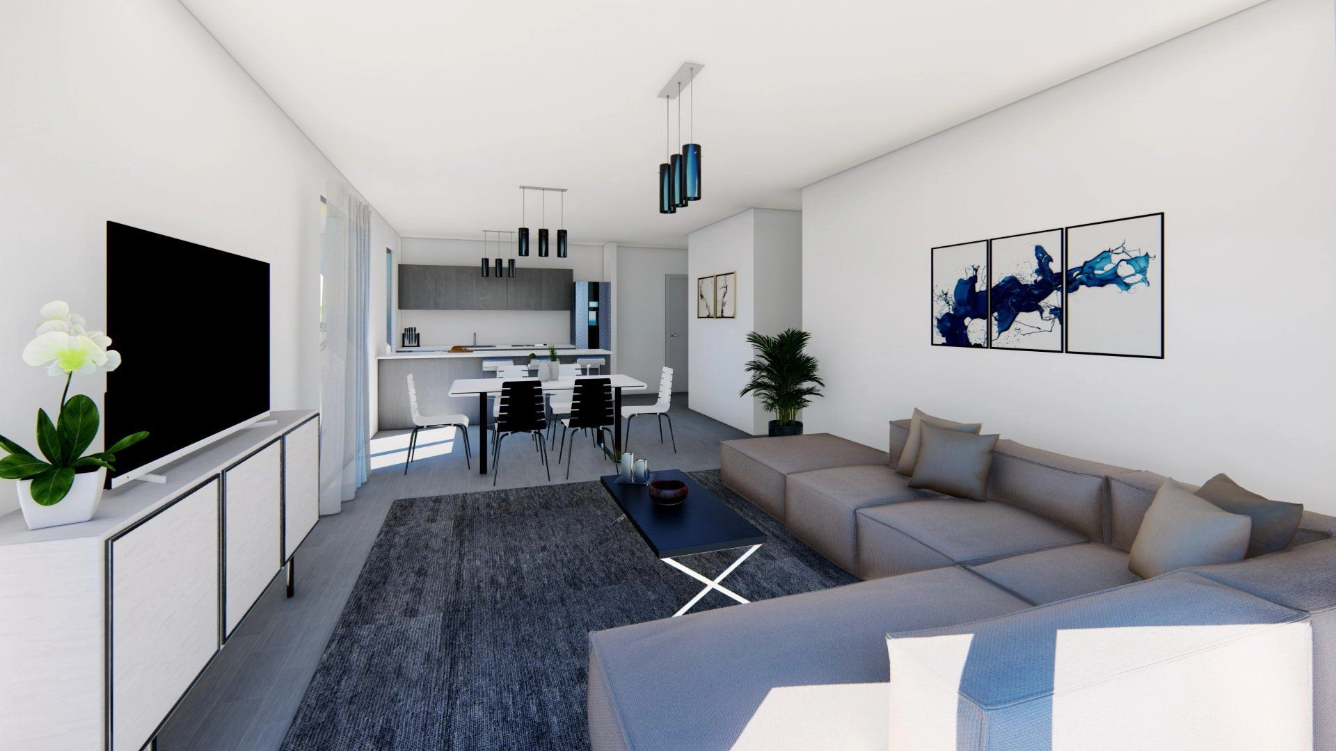 European style complex in Paphos area of Cyprus