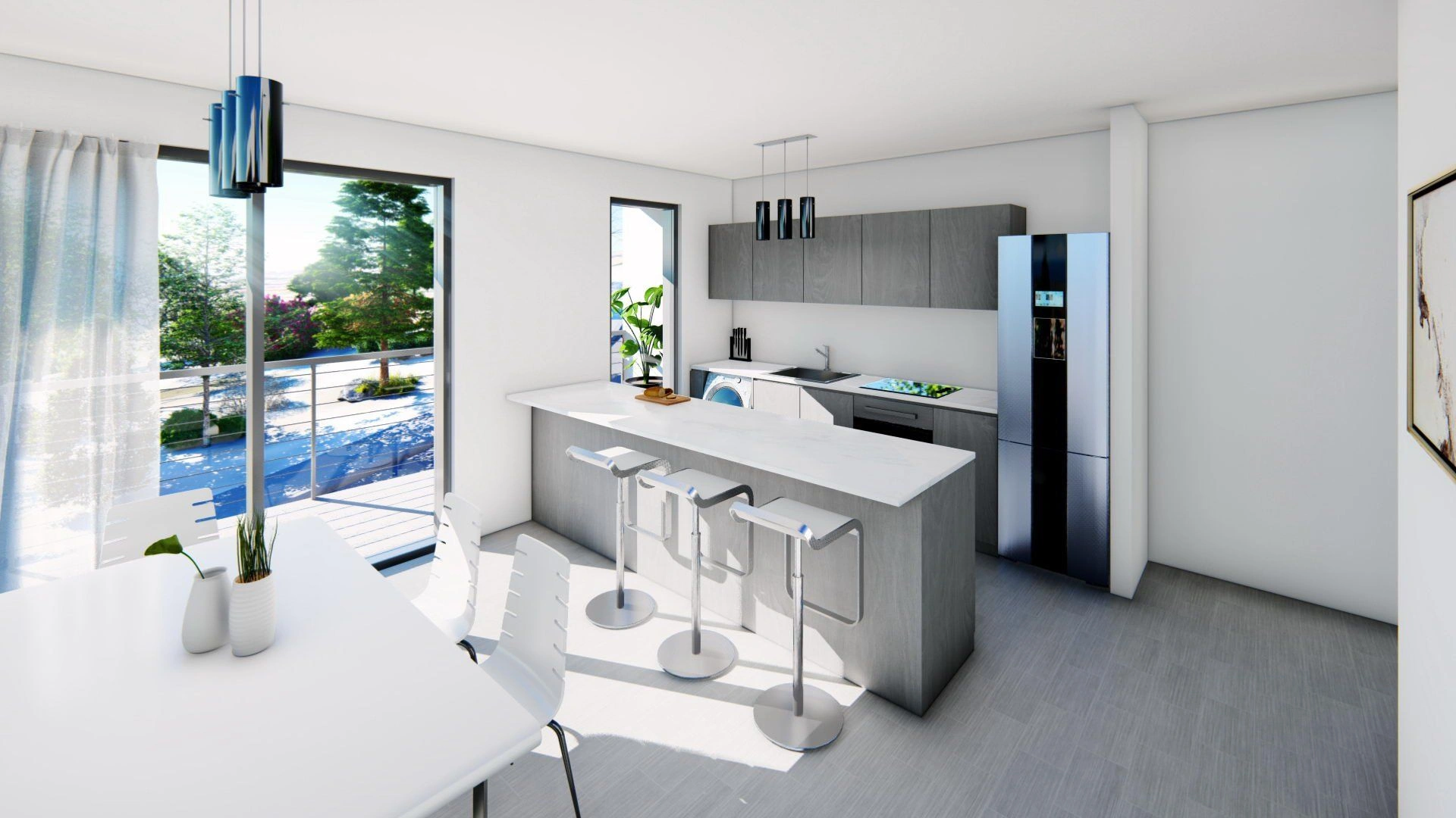 European style complex in Paphos area of Cyprus