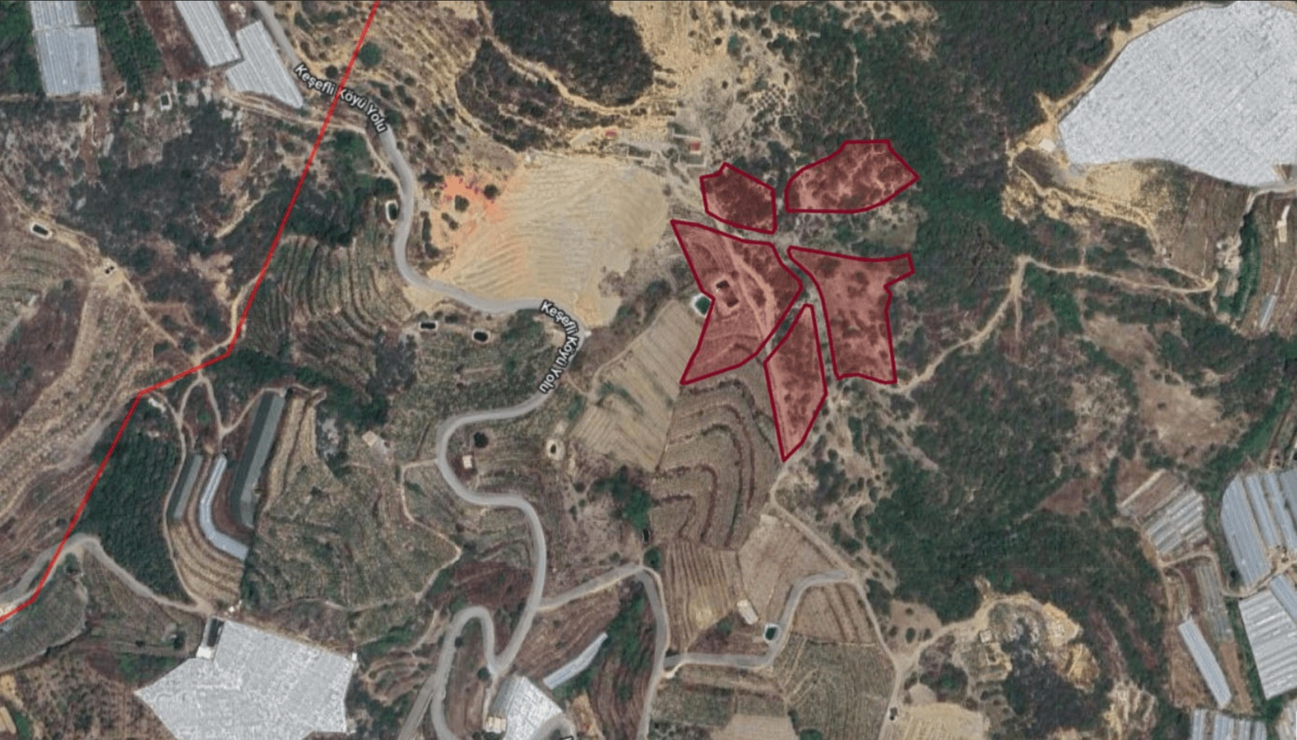 Plots for construction of apartments and villas in Yeşilez