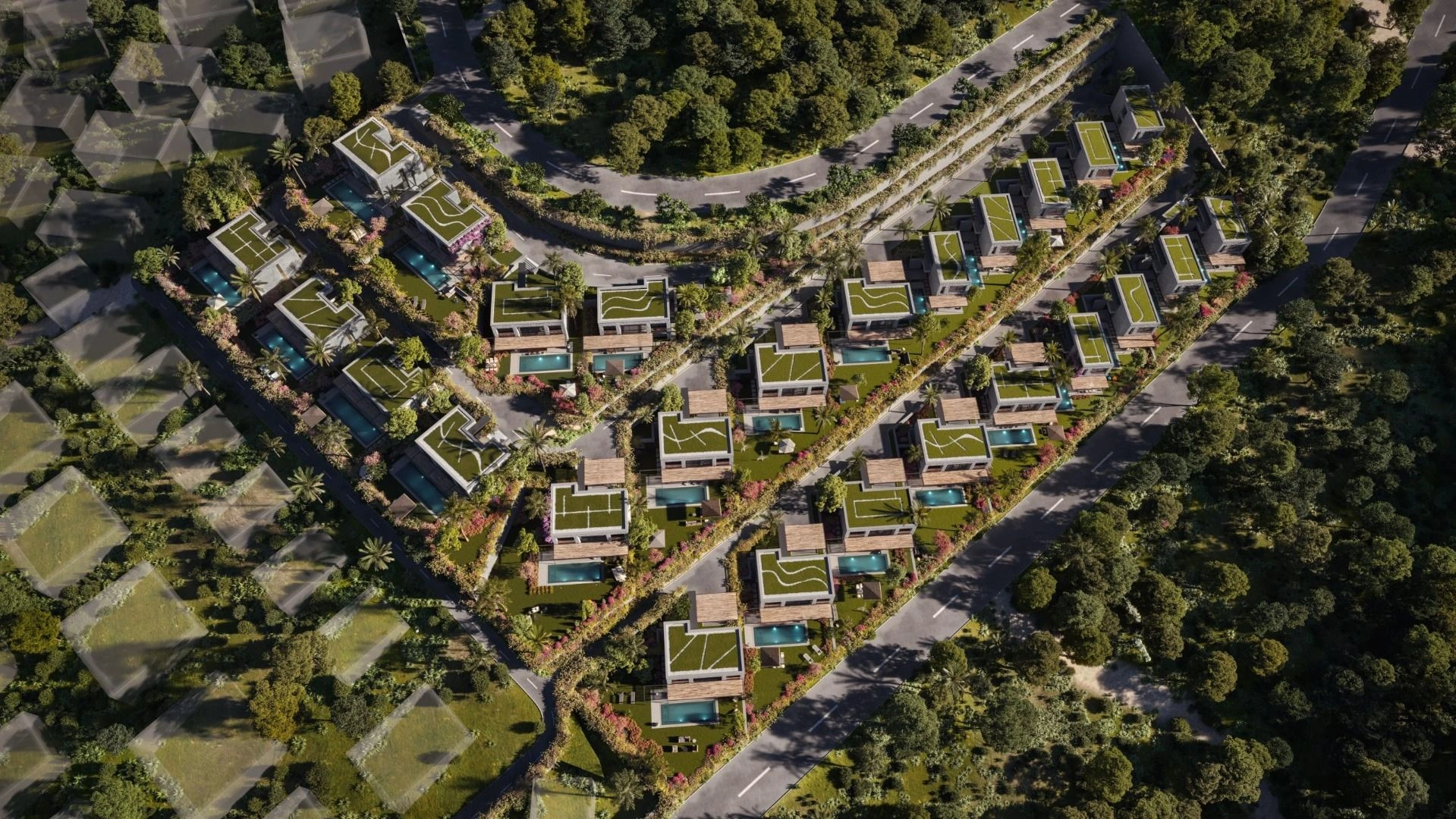 Proyecto lujoso en la bahía costera de Bodrum