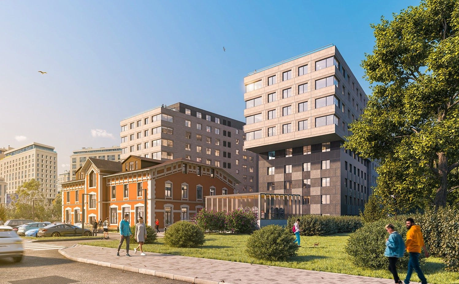 10-storey residential building