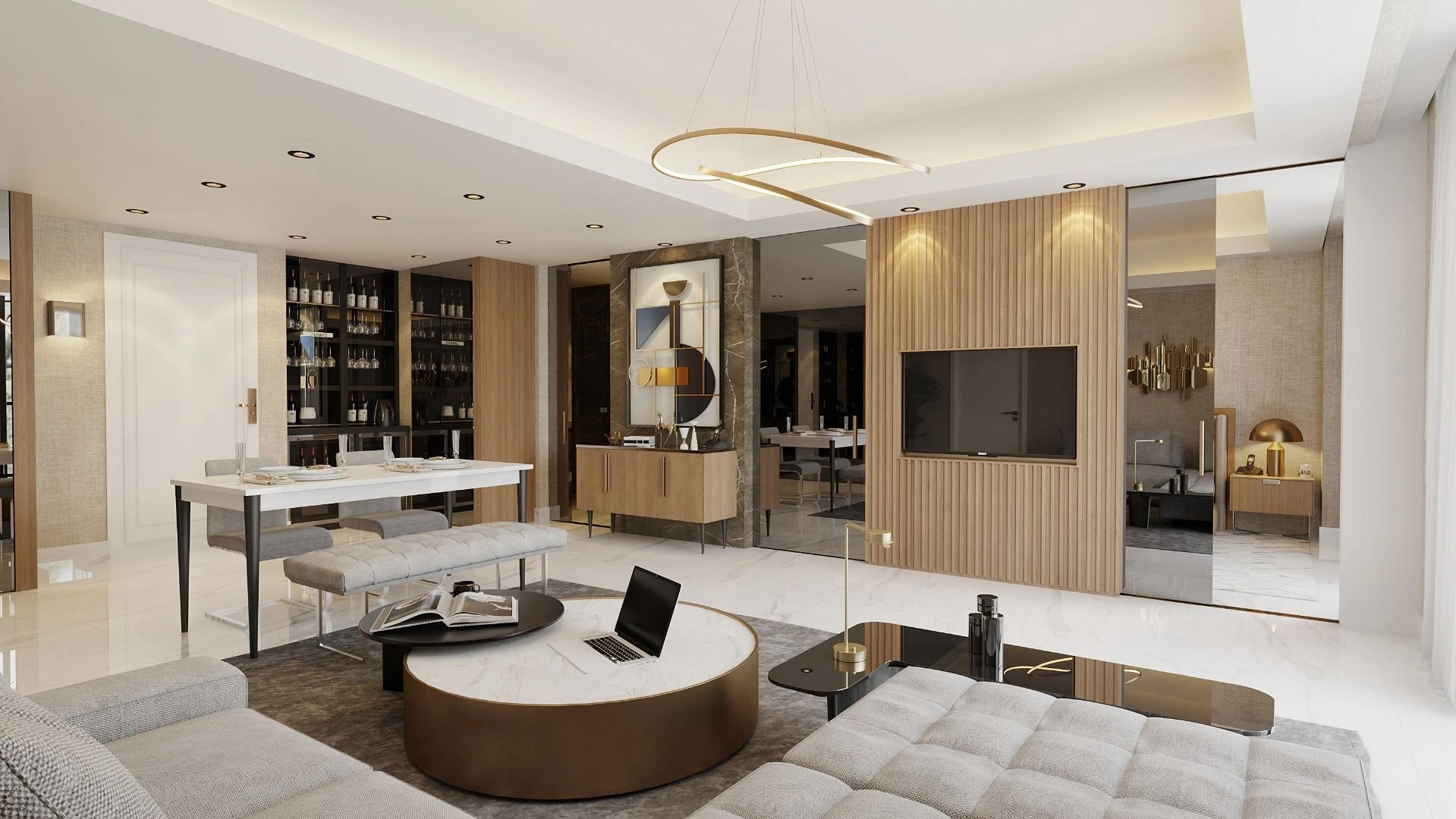 Luxurious complex in the center of Iskele