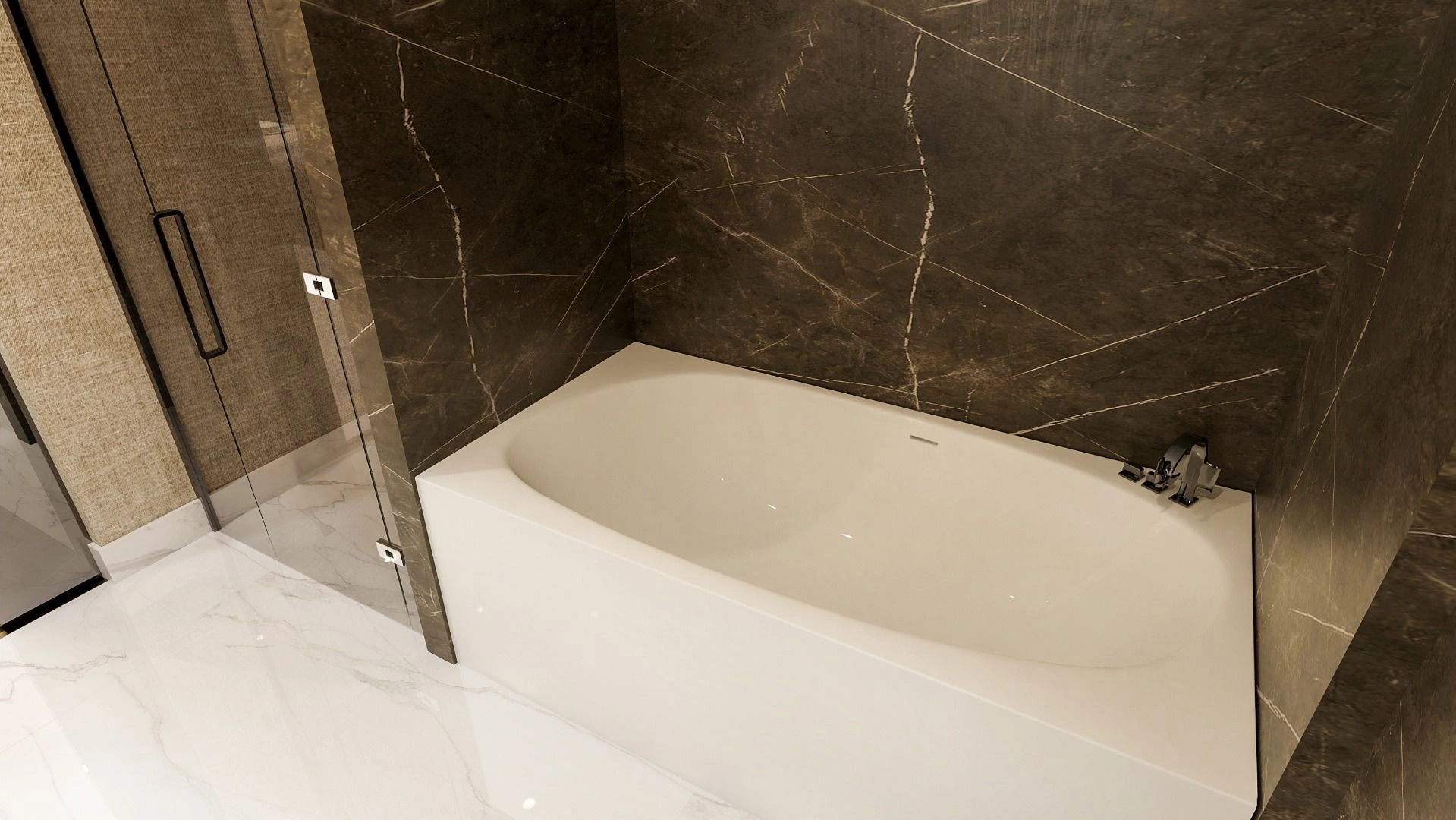 Luxurious complex in the center of Iskele