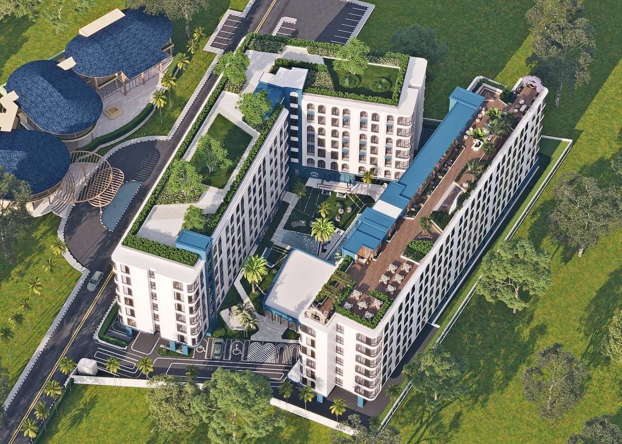 Modern residential complex Phuket Thailand