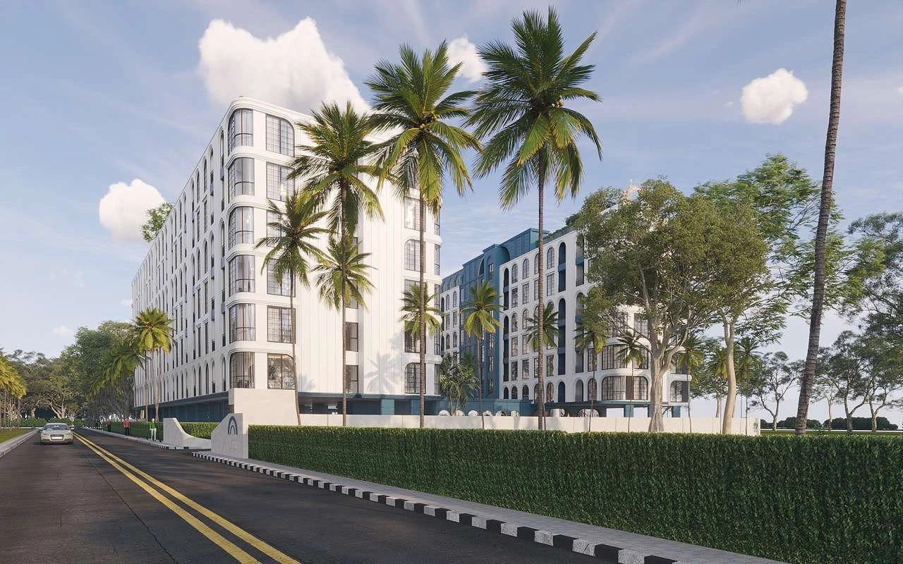 Modern residential complex Phuket Thailand