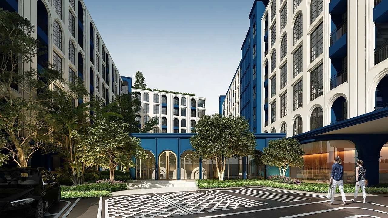 Modern residential complex Phuket Thailand