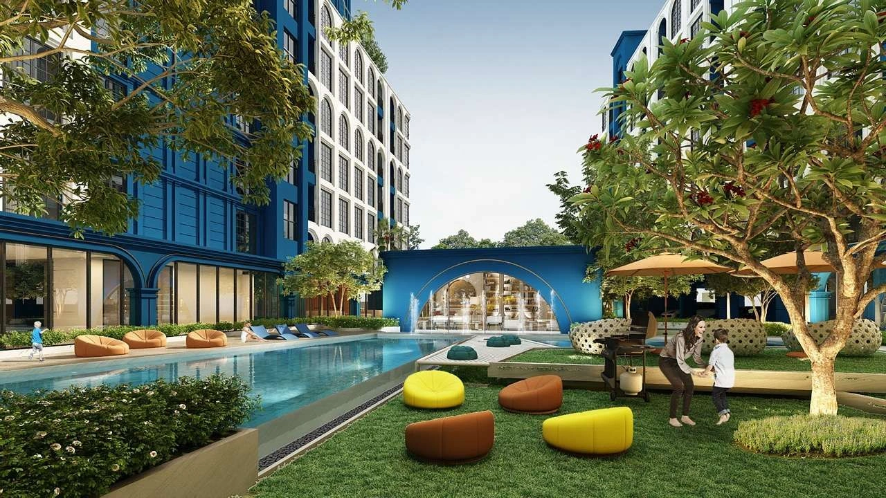 Modern residential complex Phuket Thailand