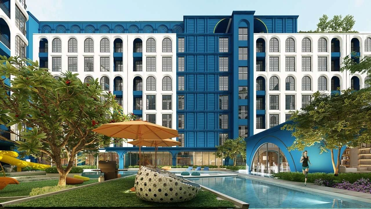 Modern residential complex Phuket Thailand