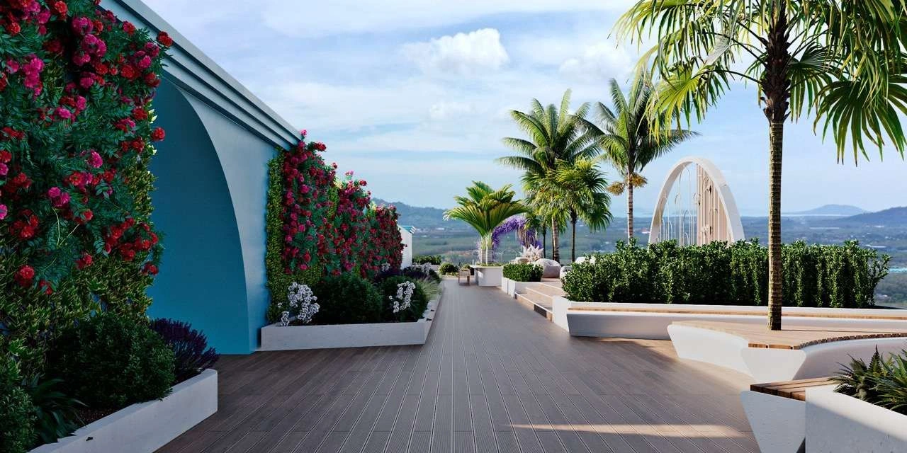 Modern residential complex Phuket Thailand