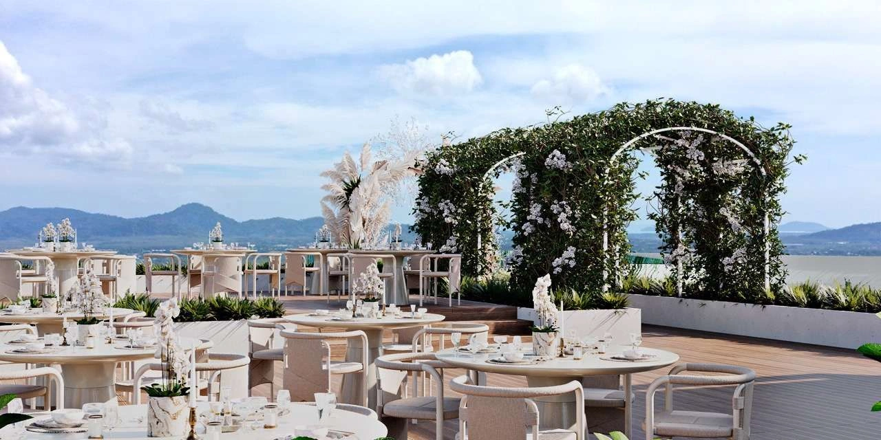 Modern residential complex Phuket Thailand