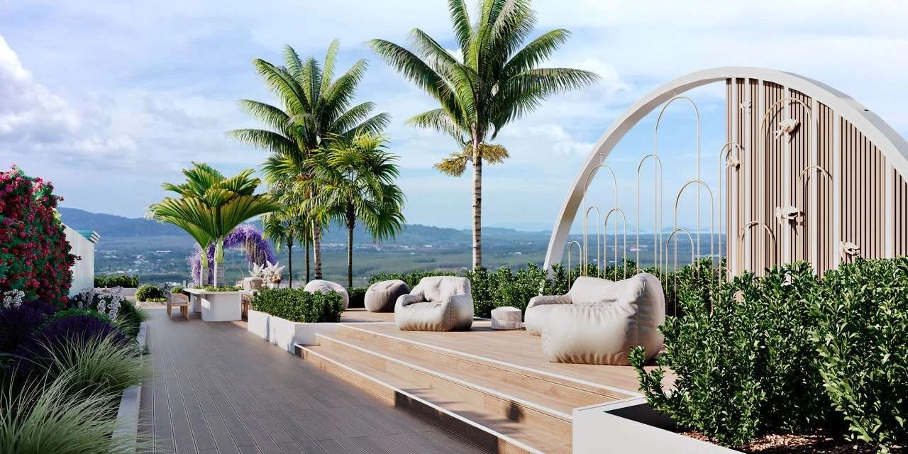 Modern residential complex Phuket Thailand