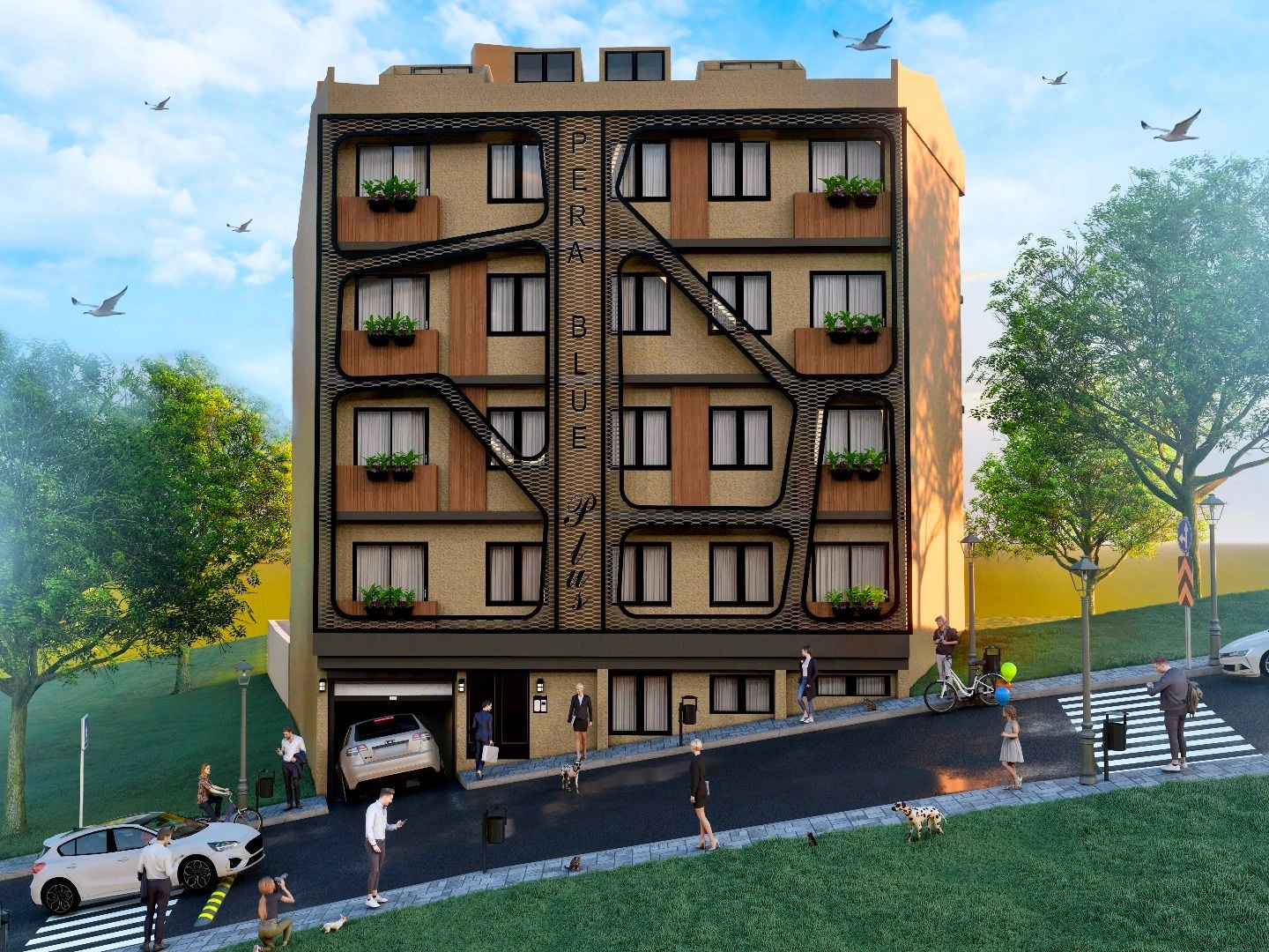 Magnificent residential complex in the European part