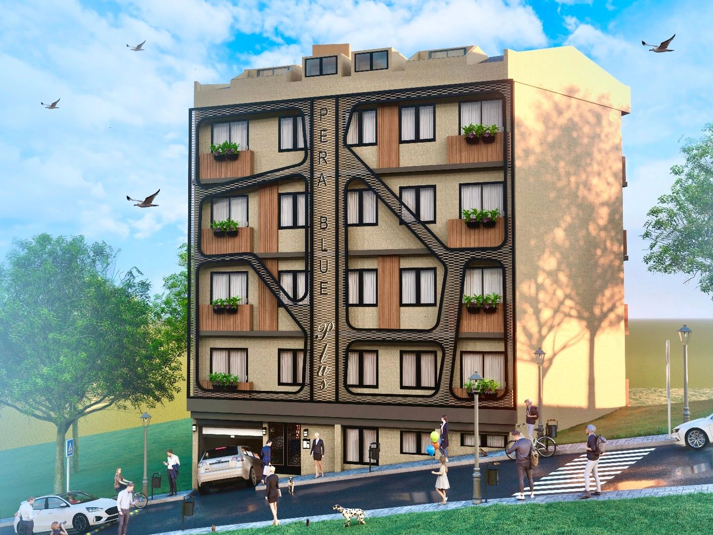 Magnificent residential complex in the European part