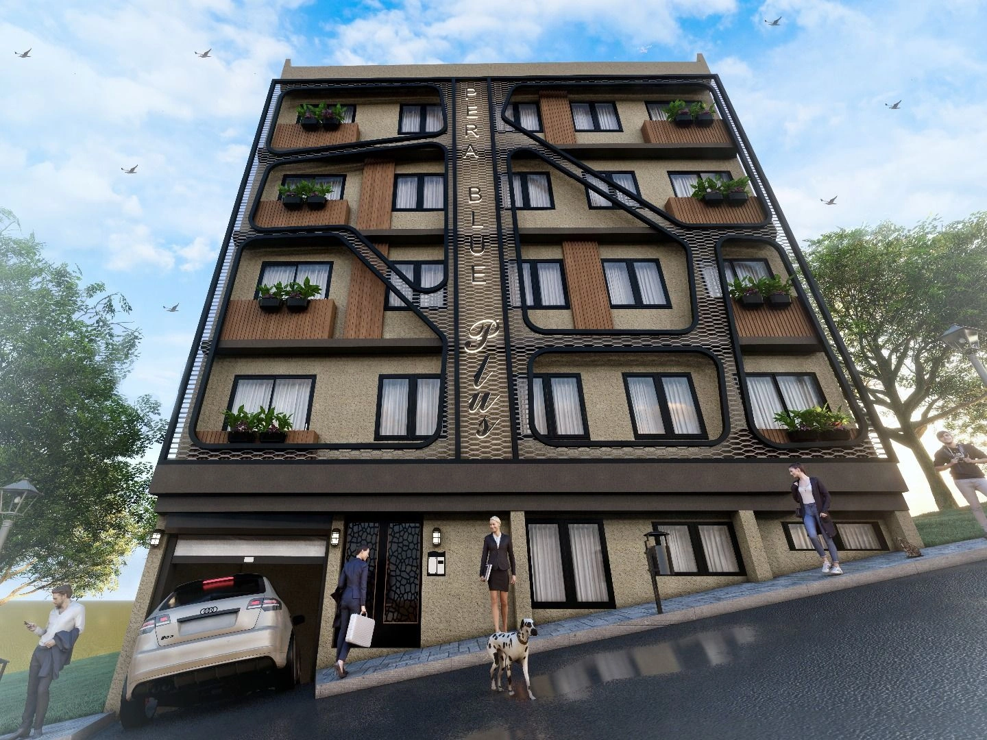 Magnificent residential complex in the European part