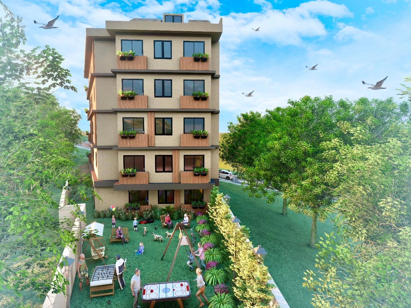 Magnificent residential complex in the European part