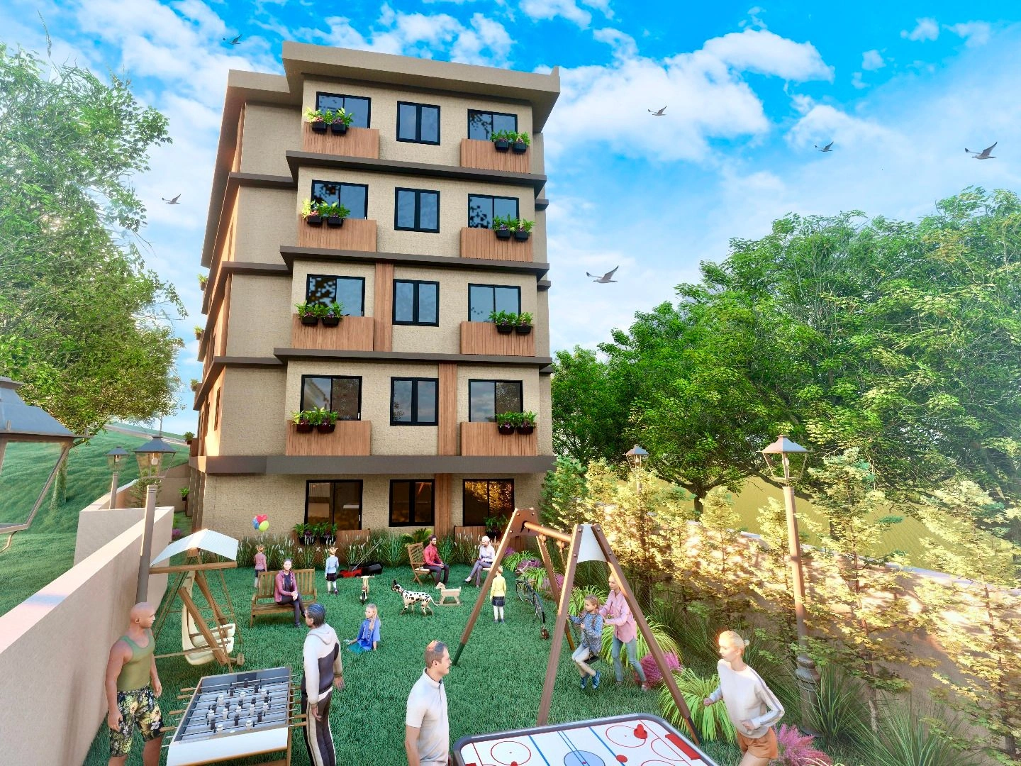 Magnificent residential complex in the European part