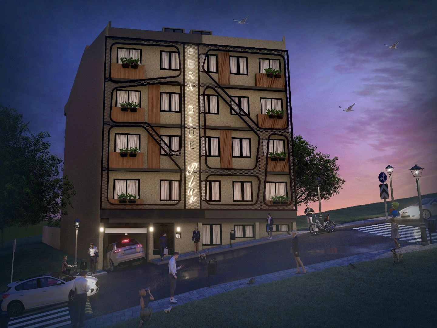 Magnificent residential complex in the European part