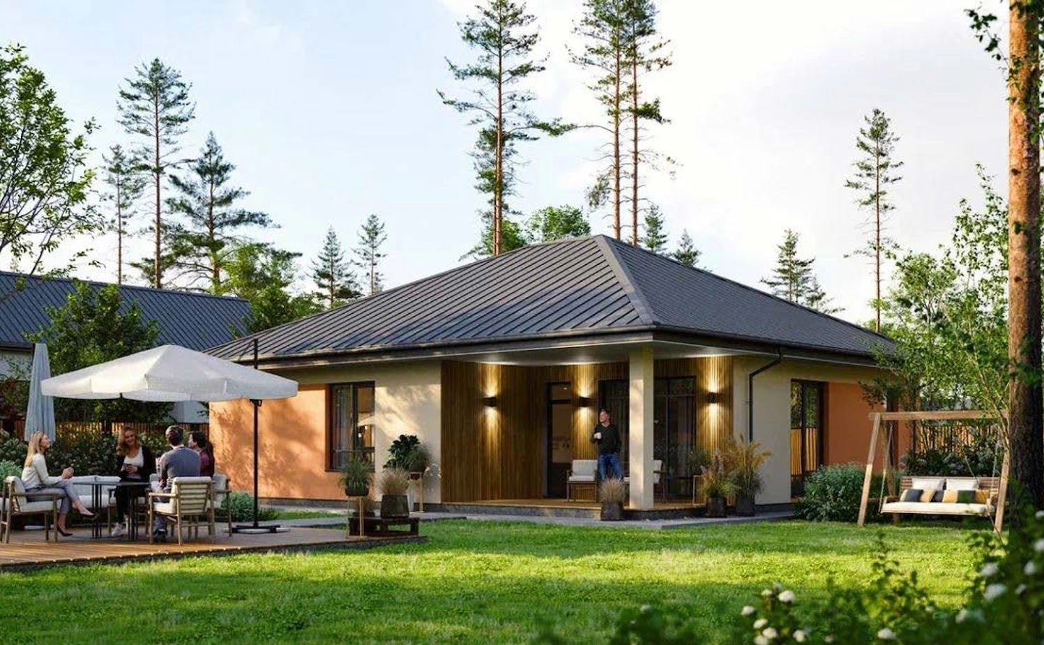 Modern family residential project in the Chkalovsky district