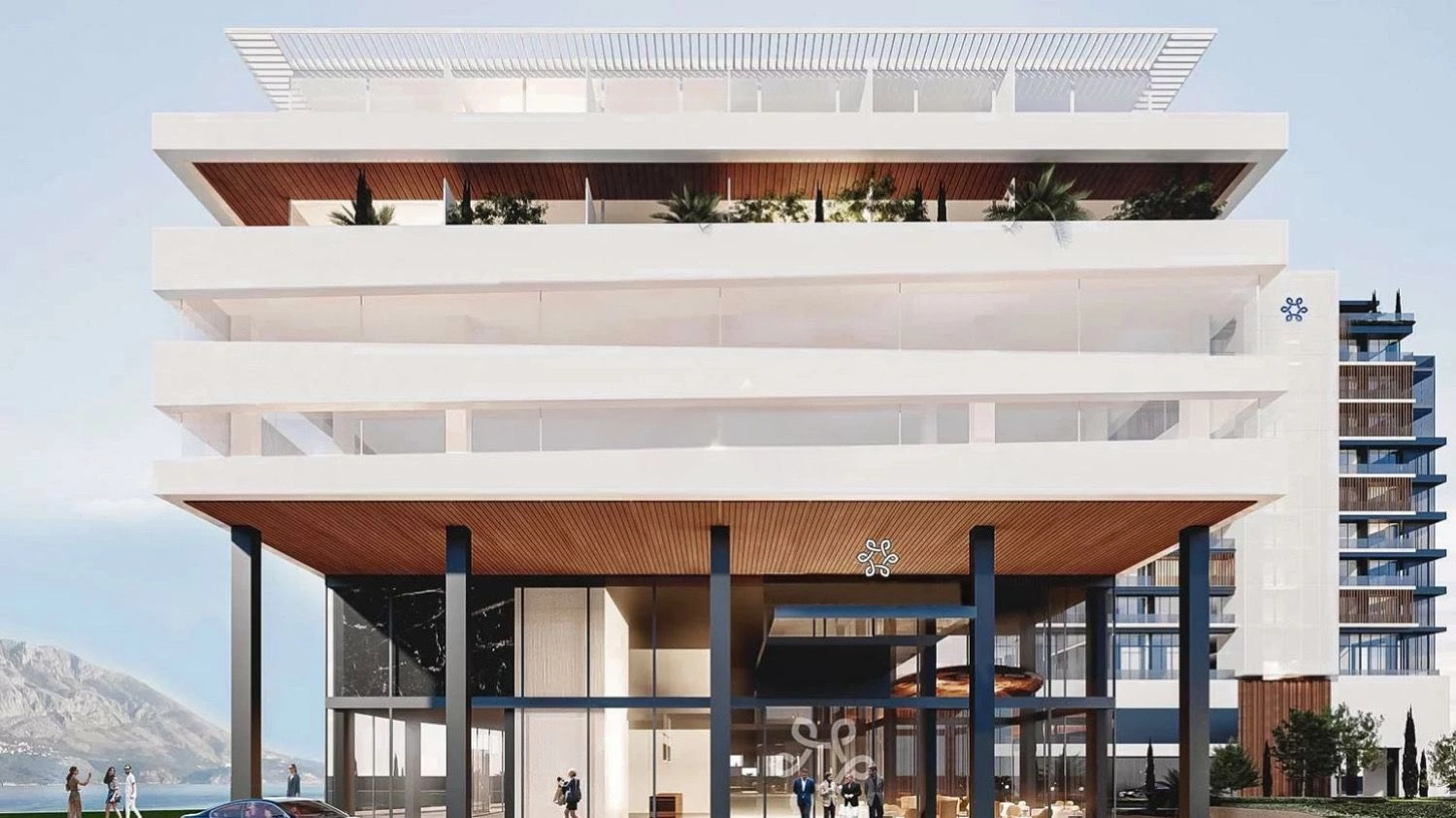 Luxurious 5-star hotel in Budva area of Montenegro