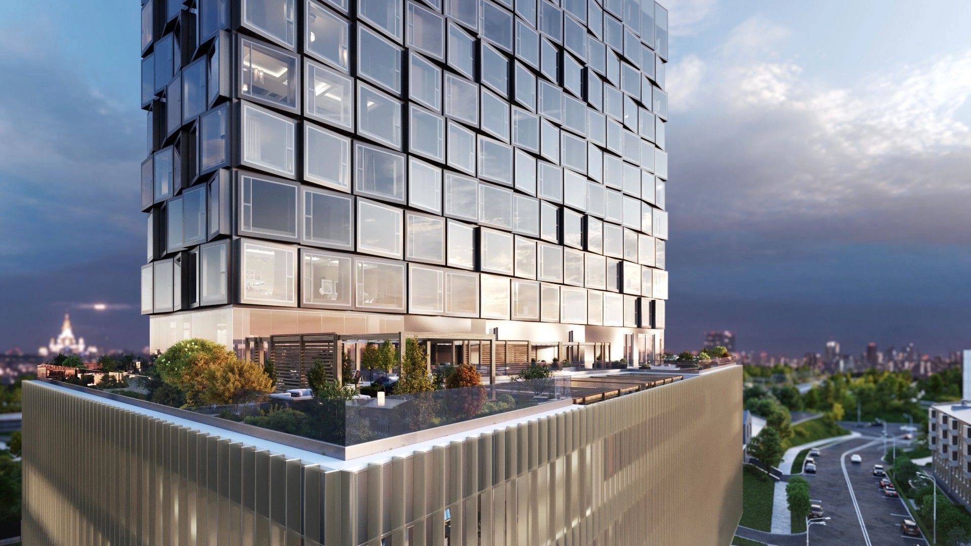 莫斯科库图佐夫大街的多功能综合体