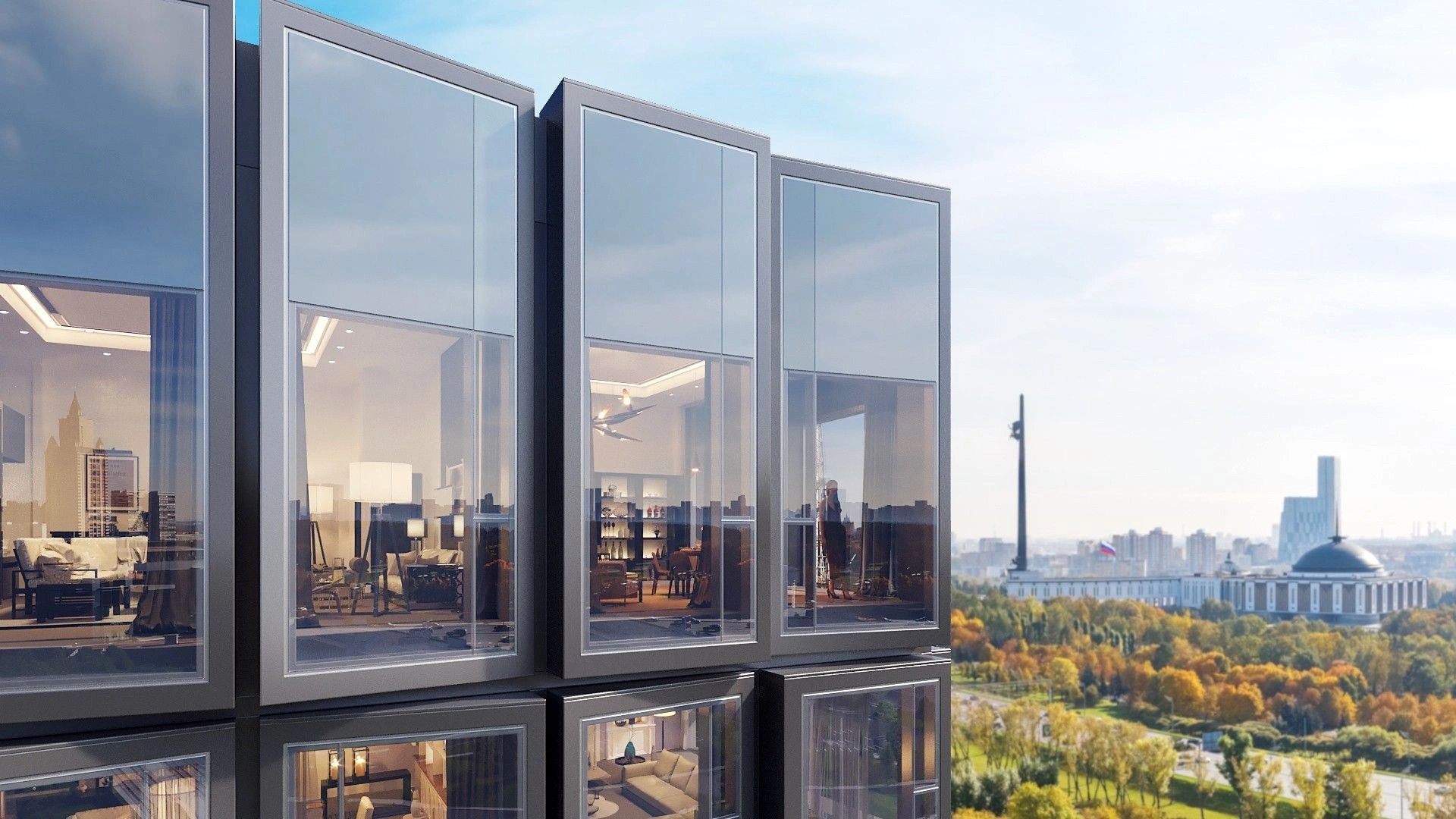 莫斯科库图佐夫大街的多功能综合体