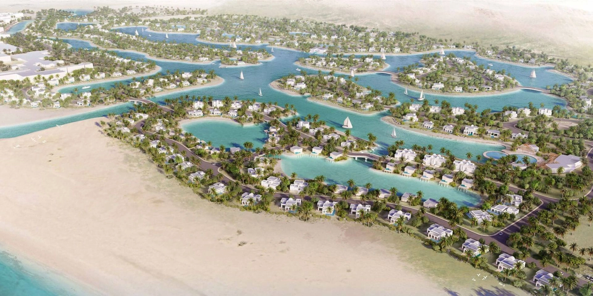 مجتمع منتجع في مدينة صلالة العمانية