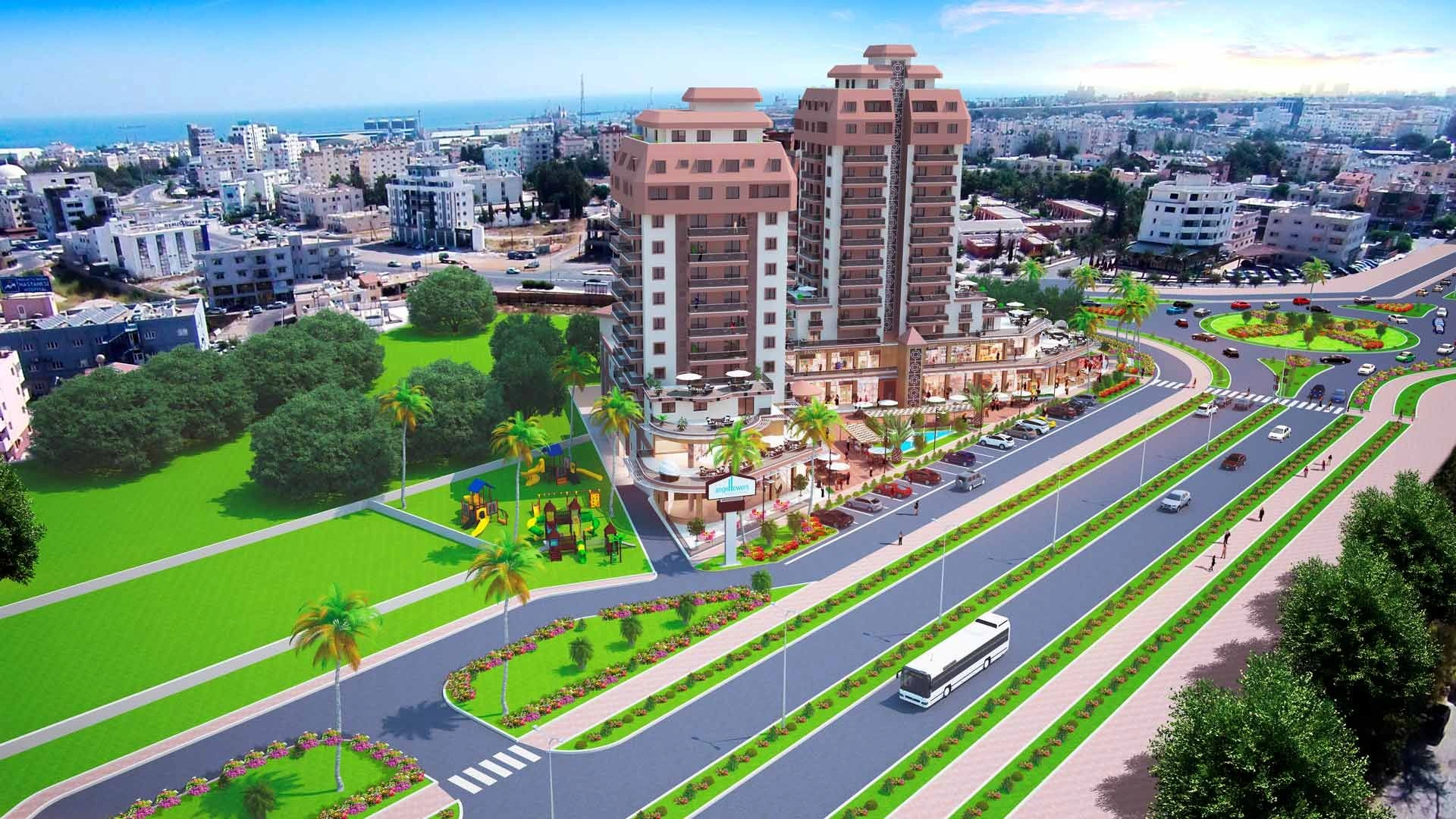 Magnificent residential complex in the center of Magosa