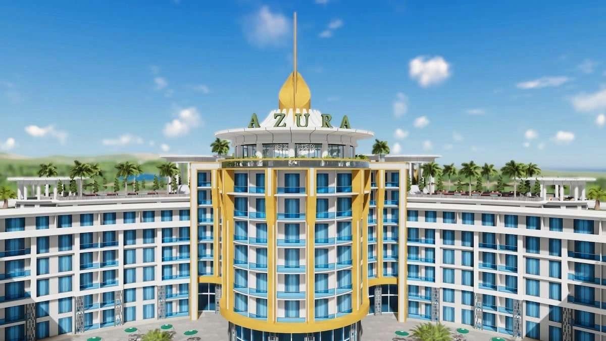 Residence project and hotel in Alanya city of Turkey