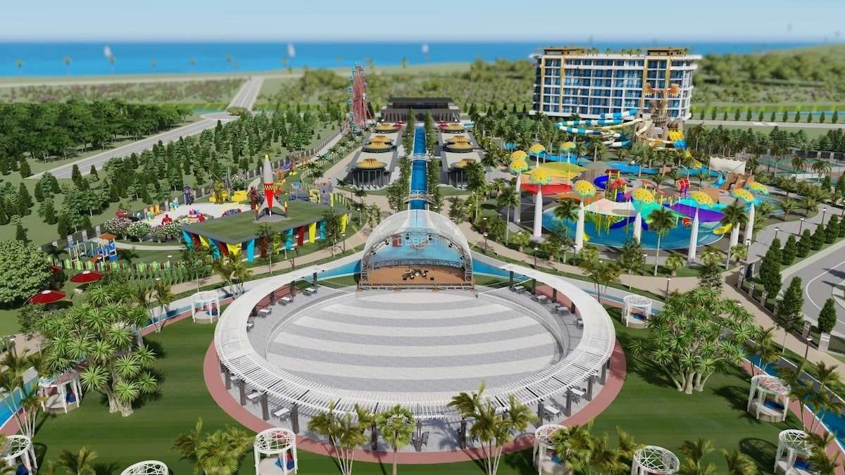 Residence project and hotel in Alanya city of Turkey