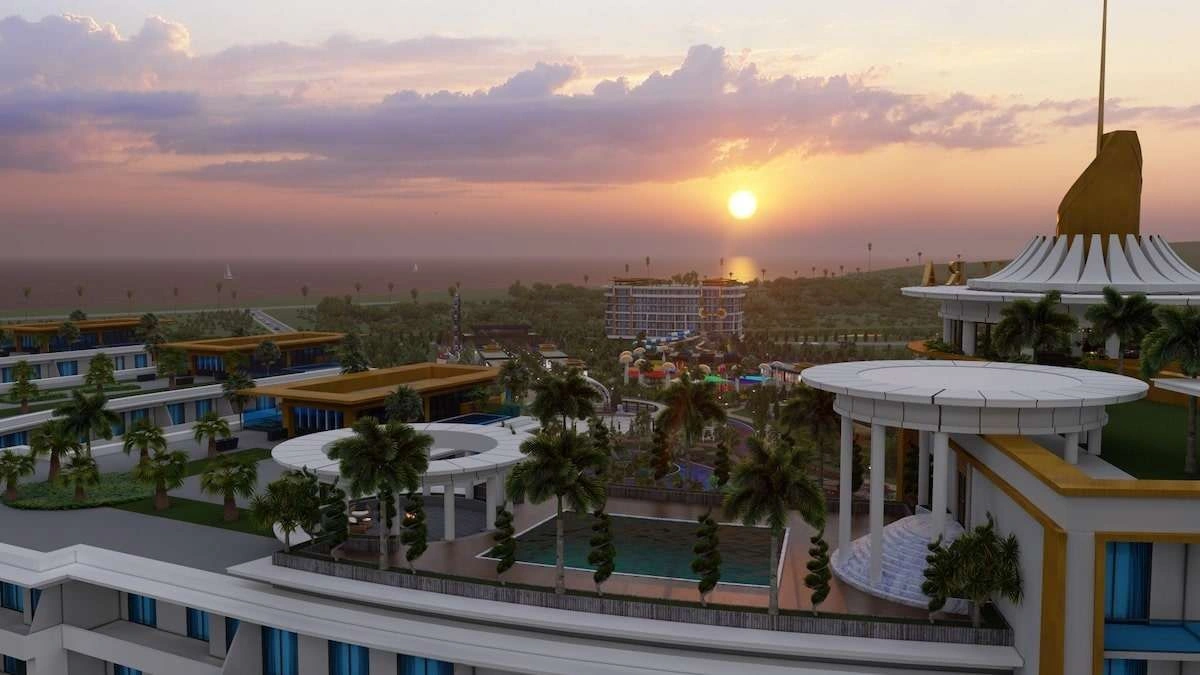 Residence project and hotel in Alanya city of Turkey