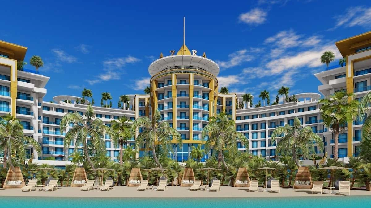 Residence project and hotel in Alanya city of Turkey