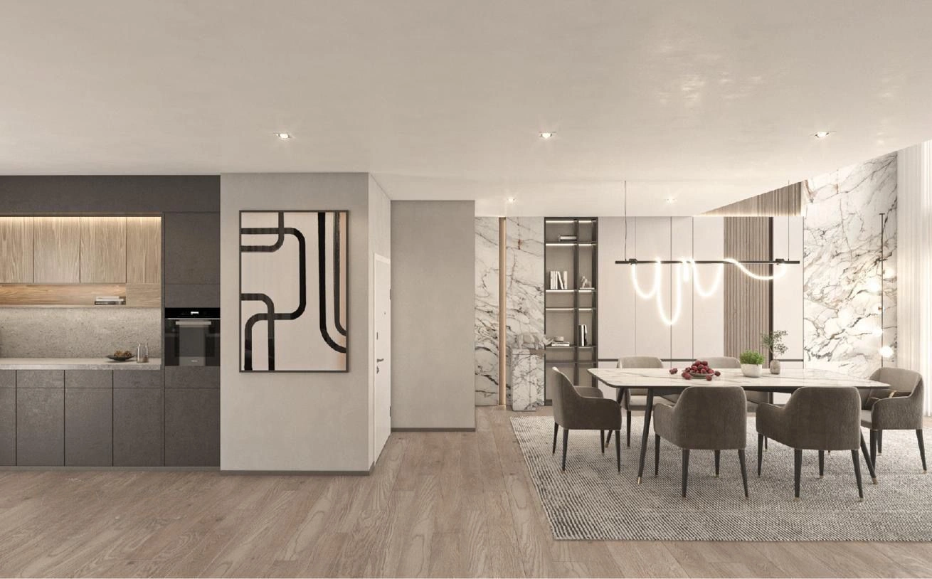 Egaleo'daki apartman kompleksi - Atina'nın banliyösü