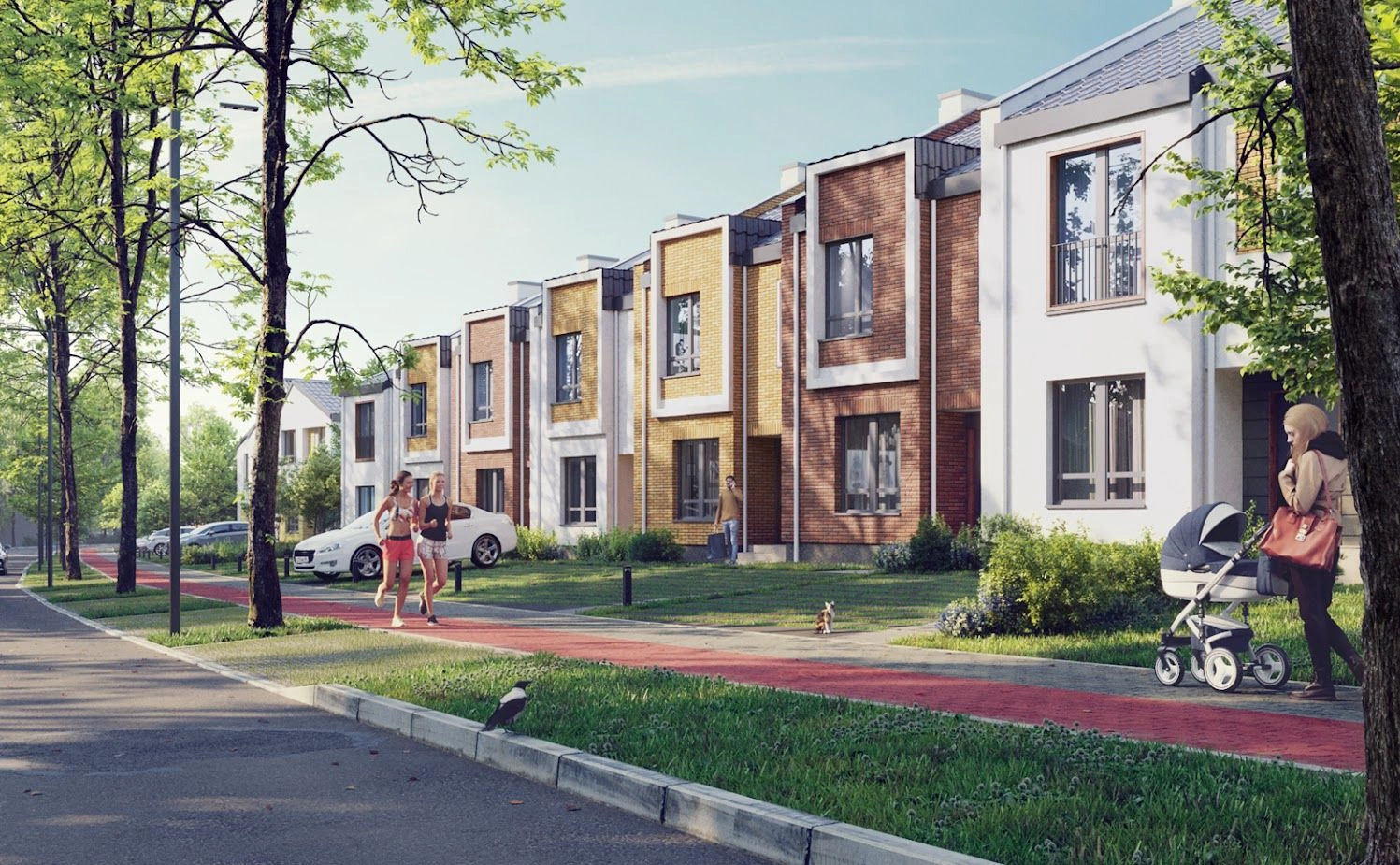 Modern family residential project in the Chkalovsky district