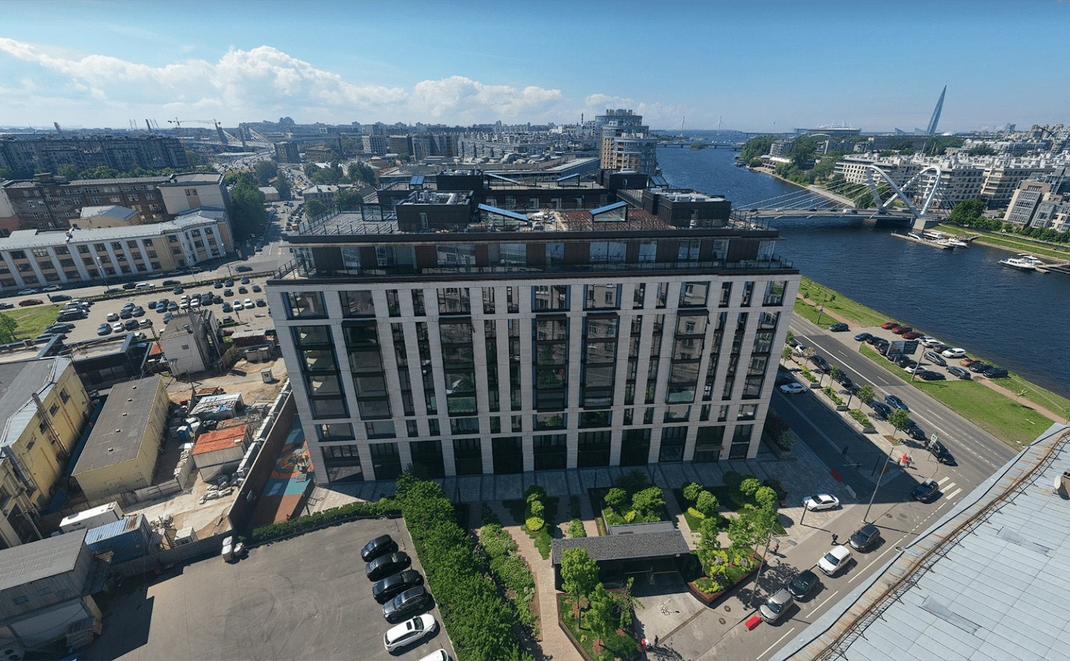 Residential complex of advanced European architecture
