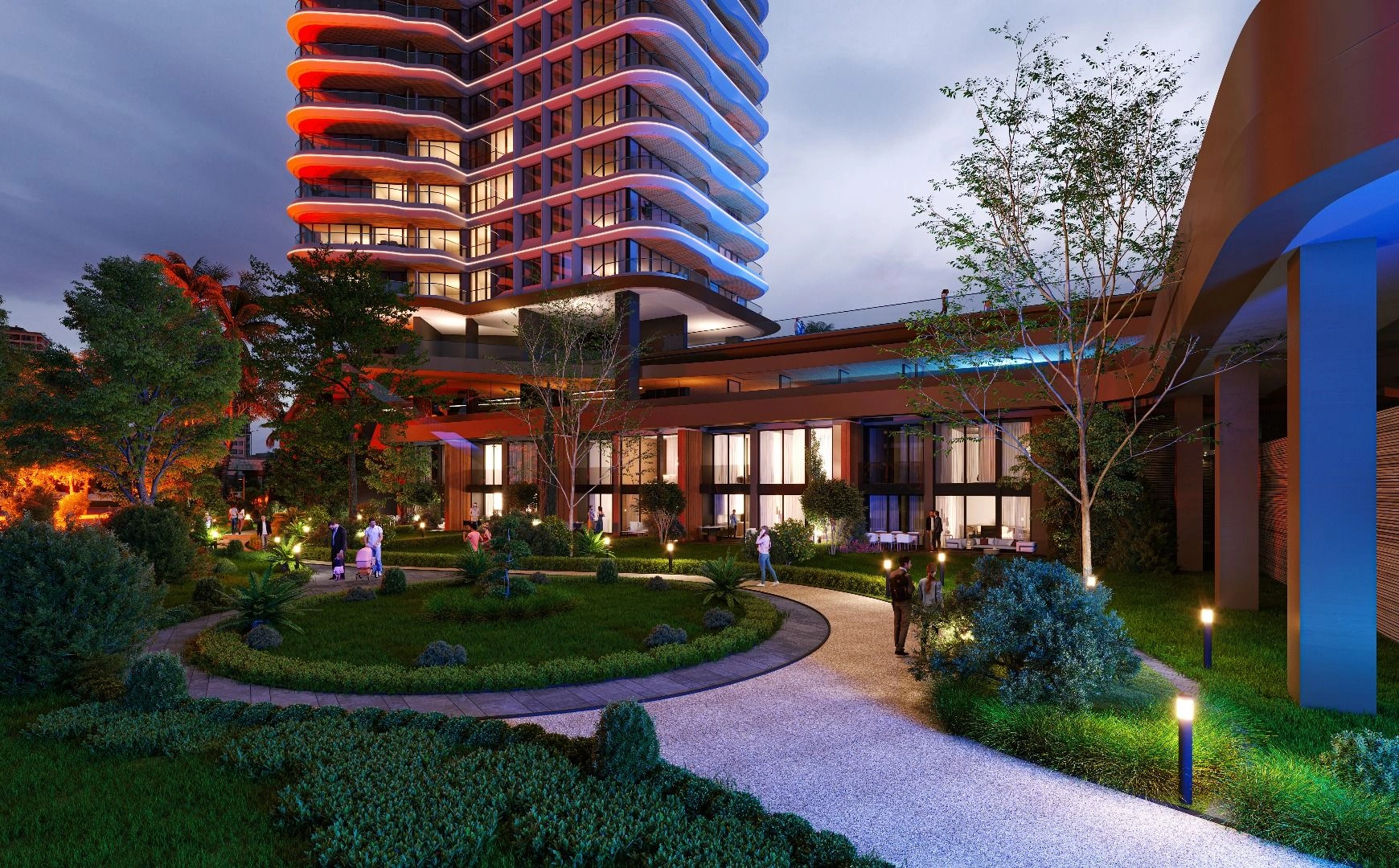 Elite residential complex with sea views in Izmir