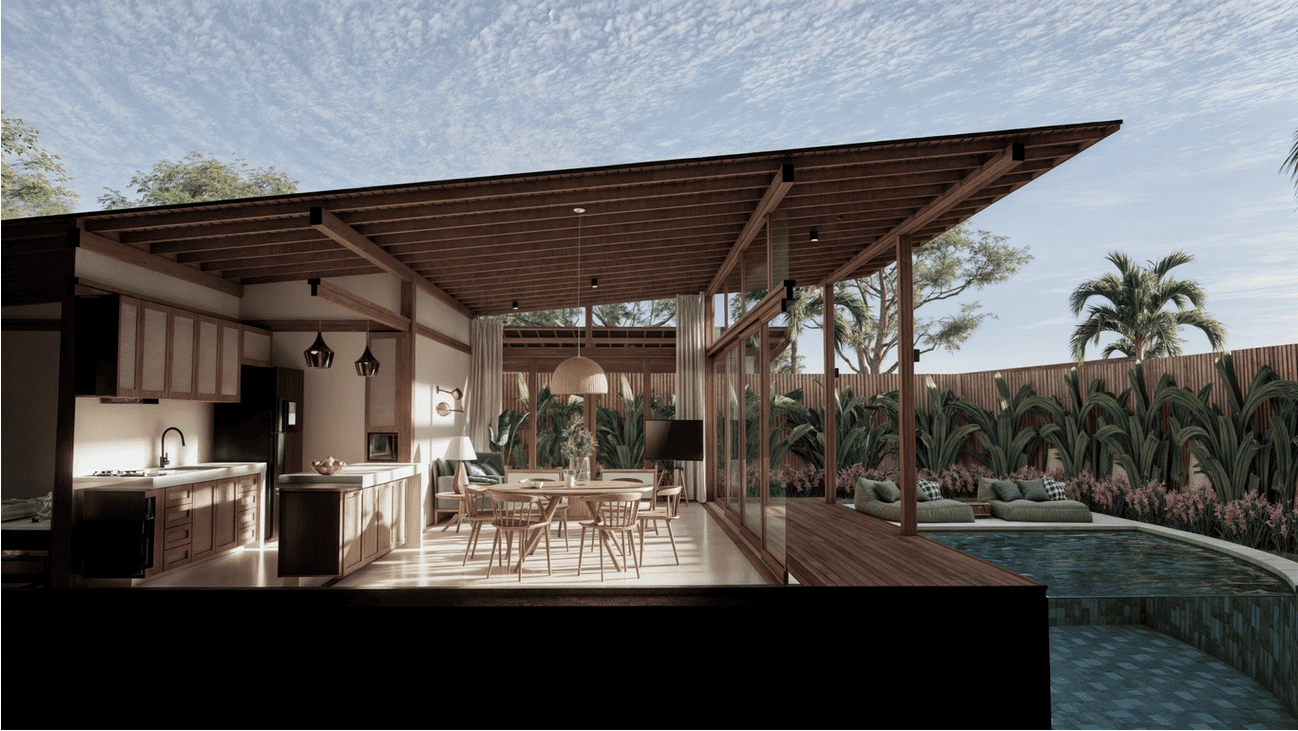 Luxury 150 m2 beachfront villa in Uluwatu